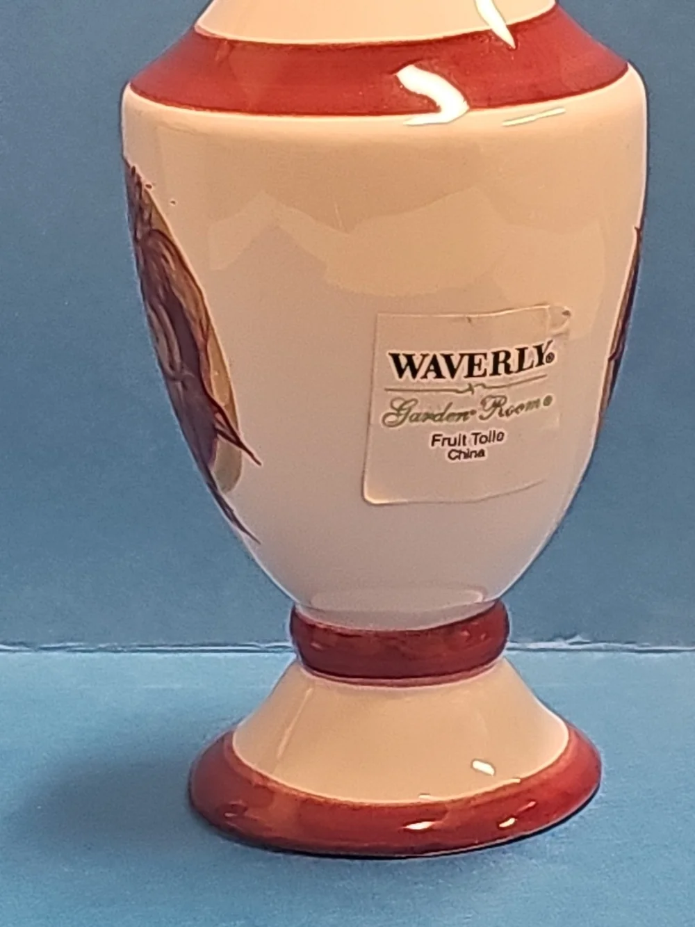 Waverly Garden Room Fruit Toile Ceramic Salt & Pepper Set